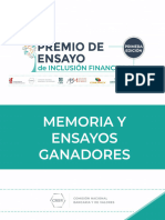 Memoria y Compendio Ensayos Premio PEIF 1ed