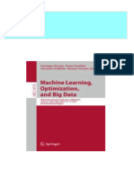 Full Download Machine Learning Optimization and Big Data Third International Conference MOD 2017 Volterra Italy September 14 17 2017 Revised Selected Papers 1st Edition Giuseppe Nicosia PDF