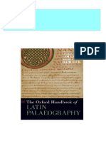 The Oxford Handbook of Latin Palaeography 1st Edition Frank Coulson All Chapter Instant Download