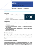 Ciclo 1 - Contabilidade Ambiental e A Questão Ambiental - Contabilidade Ambiental