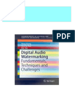 Full Digital Audio Watermarking Fundamentals Techniques and Challenges 1st Edition Yong Xiang Ebook All Chapters