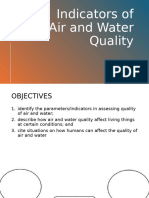 Indicators of Air and Water Quality