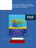 Therapeutic Assessment With Children Enhancing Parental Empathy Through Psychological Assessment 1st Edition Deborah J. Tharinger