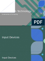 Input and Output Devices