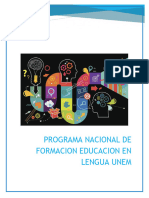 PNF Educacion en Lengua