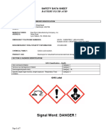 Battery Fluid Acid