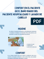 Diapositivas de Higiene y Confort Del Paciente Oncologico