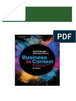 Ebooks File Business in Context: An Introduction To Business and Its Environment 7th Edition Jane Burns - Ebook PDF All Chapters