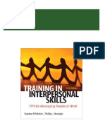 Get (Ebook PDF) Training in Interpersonal Skills: TIPS For Managing People at Work 6th Edition Free All Chapters