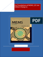 Instant Download Solution Manual For Foundations of MEMS, 2/E 2nd Edition Chang Liu PDF All Chapter