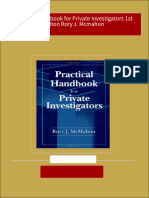 Ebooks File Practical Handbook For Private Investigators 1st Edition Rory J. Mcmahon All Chapters