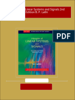 Principles of Linear Systems and Signals 2nd Edition B. P. Lathi 2024 Scribd Download