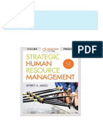 All Chapter Download Solution Manual For Strategic Human Resource Management 5th Edition by Mello