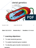 Lecture-3 Bacterial Genetics