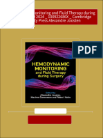 Full Download Hemodynamic Monitoring and Fluid Therapy During Surgery Jun 30 2024 - 100922686X - Cambridge University Press Alexandre Joosten PDF