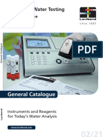 General Catalogue of Chlorine Test Pack (Lovibond)