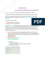 Class 10 Cell Division