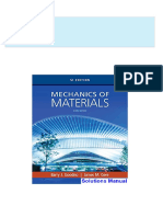 Mechanics of Materials SI Edition 9th Edition Goodno Solutions Manual PDF Download Full Book With All Chapters