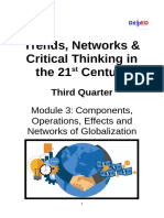 3components, Operations, Effects and Networks of Globalization