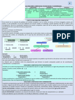 Ficha #2 Grado 5° Reconocemos Oraciones Compuestas Yuxtapuestas y Coordinadas