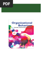 Complete (Ebook PDF) Organizational Behaviour Concepts, Controversies, Applications, 8th Canadian Edition PDF For All Chapters