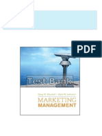 Study Resources For Marketing Management 1st Edition Marshall Test Bank