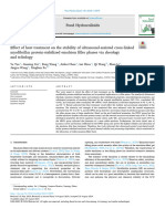 2025年 Effect of heat treatment on the stability of ultrasound-assisted cross-linked myofibrillar protein-stabilized emulsion filler phases via rheology and tribology