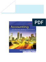 Get Accounting For Decision Making and Control 8th Edition Zimmerman Solutions Manual Free All Chapters