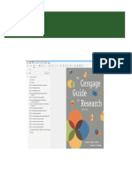 Complete Download (Original PDF) Cengage Guide To Research 3rd Edition PDF All Chapters