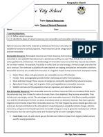 Handout 1-Types of Natural Resources