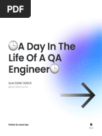 A Day in The Life of A QA