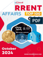 Current Affairs Top 100 Q&A PDF October 2024 by AffairsCloud 1