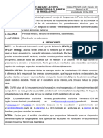 Pro-Sdt-Lc-20 Procedimiento para El Manejo de Pruebas Poct