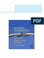 All Chapter Download Mergers Acquisitions and Other Restructuring Activities 8th Edition DePamphilis Solutions Manual