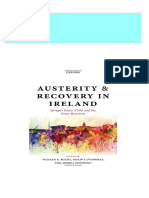 Austerity and Recovery in Ireland Europe S Poster Child and The Great Recession First Edition O'Connell All Chapters Instant Download