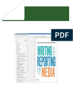 Full Download (Original PDF) Writing and Reporting For The Media 11th Edition PDF