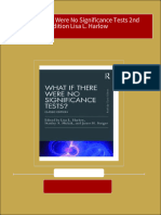 Get What If There Were No Significance Tests 2nd Edition Lisa L. Harlow PDF Ebook With Full Chapters Now