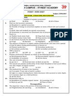 Ecosystem Structure and Function - Zoology Neet Worksheet