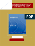 Ethnic Business Chinese Capitalism in Southeast Asia Routledgecurzon Studies in The Growth Economies of Asia 1st Edition K. S. Jomo