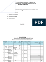 Course Offering Semester II 2013 - SECE