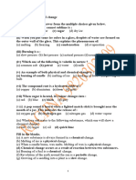 Physical and Chemical Change 7th STD