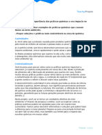 Debates Sobre o Impacto Da Quimica No Meio Ambiente