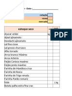 Folha de Contagem-Estoque Seco