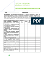 Cuestionario de Satisfaccion Con El Servicio de Consejeria