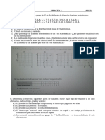 ACTIVIDADES Estadística Bidimensional 1º BACTO A 24-25