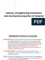 Defects and Different Properties