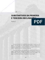 Lição 10 - SUBSTANTIVOS DA PRIMEIRA E TERCEIRA DECLINAÇÕES (PARTE 2)