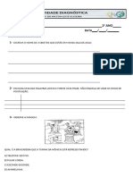 Avaliação Diagnóstica LP Do 2º Semestre 2024