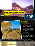 Rock Behaviors Under Stress