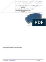 Analysis & Design of Modular Technological Structure For Lifting & Transport Analysis